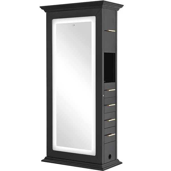 Adonis Double LED Lighted Salon Station