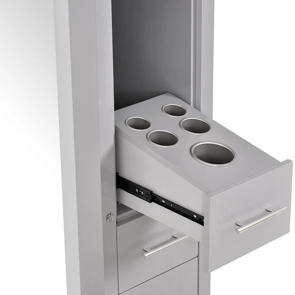 Adonis Double LED Lighted Salon Station