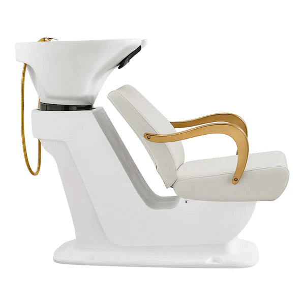 Beckman Gold Shampoo Chair with Adjustable Seat
