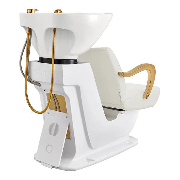 Beckman Gold Shampoo Chair with Adjustable Seat