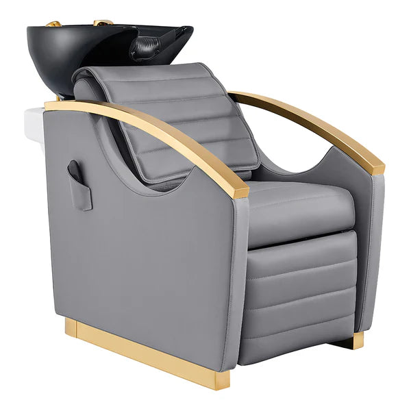 Bella V Gold Reclining Salon Shampoo Massage Chairs