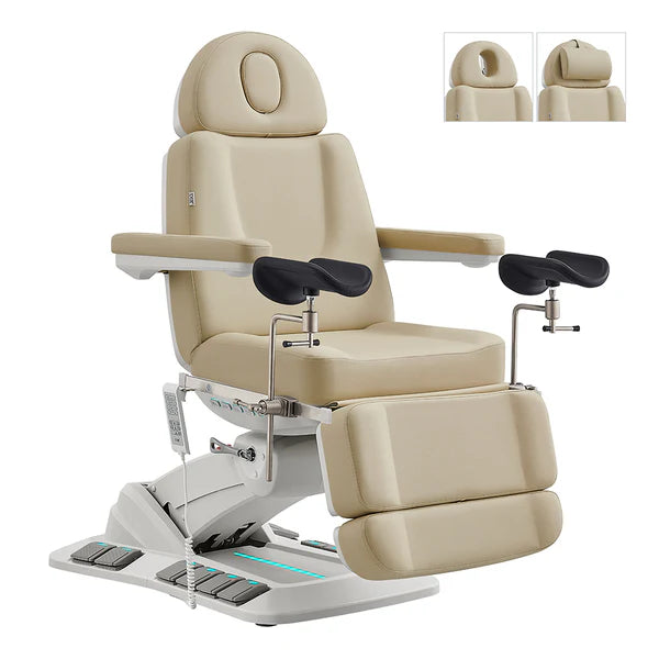 Geneva 4-Motors Exam Table with Stirrups - OB GYN Gynecology