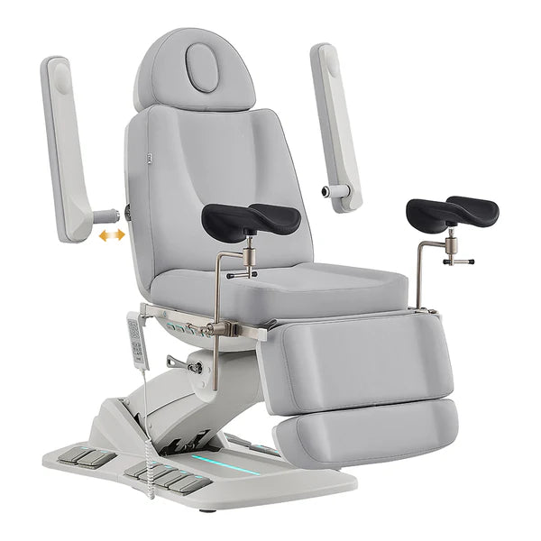 Geneva 4-Motors Exam Table with Stirrups - OB GYN Gynecology