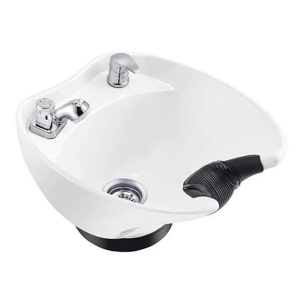 Ceramic Salon Shampoo Bowl Sink - Vacuum Breaker