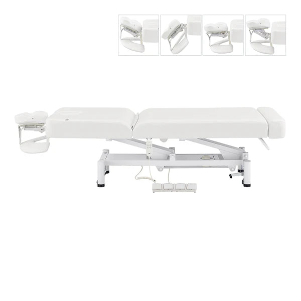 WellRelax 2-Motors Therapy Treatment Table with Tilting Cradle Pillow