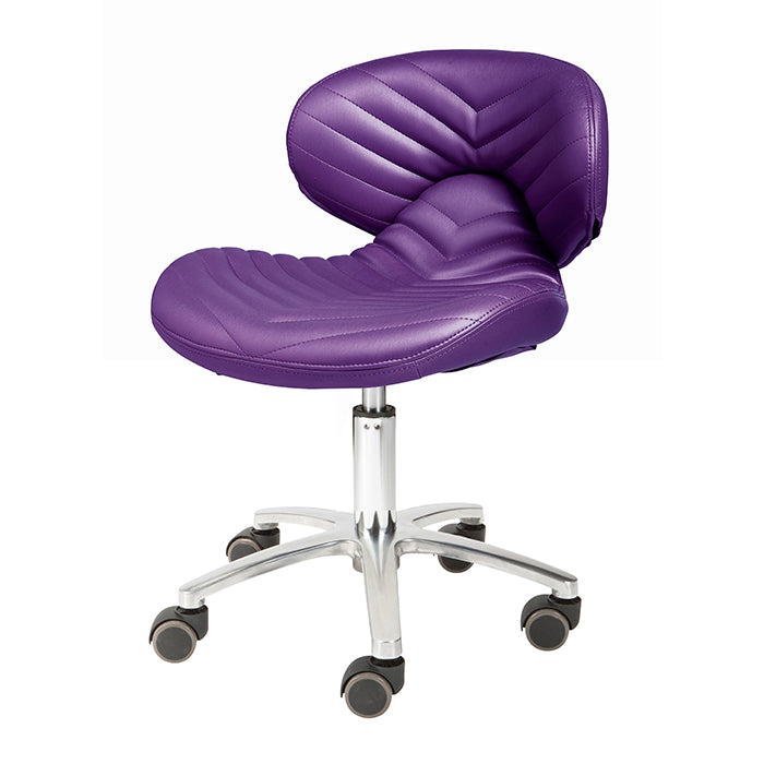 1010L Chevron Pedicure Technician Stool