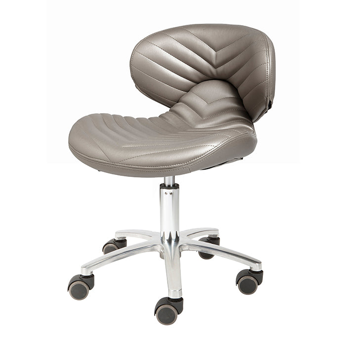 1010L Chevron Pedicure Technician Stool