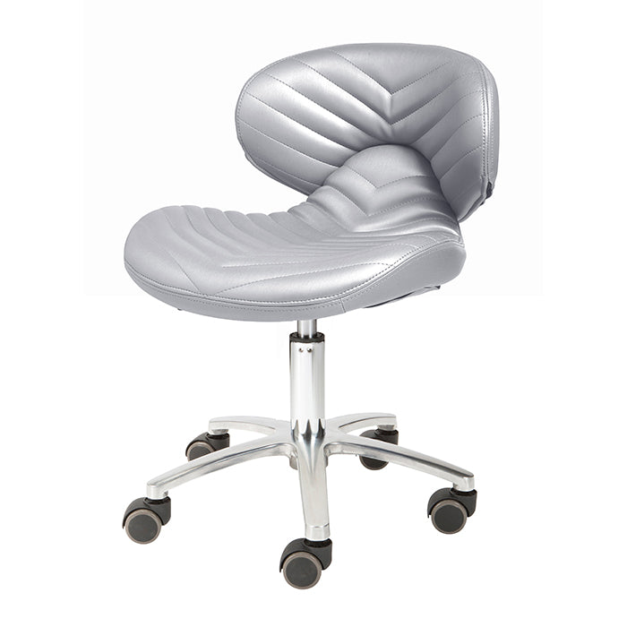 1010L Chevron Pedicure Technician Stool