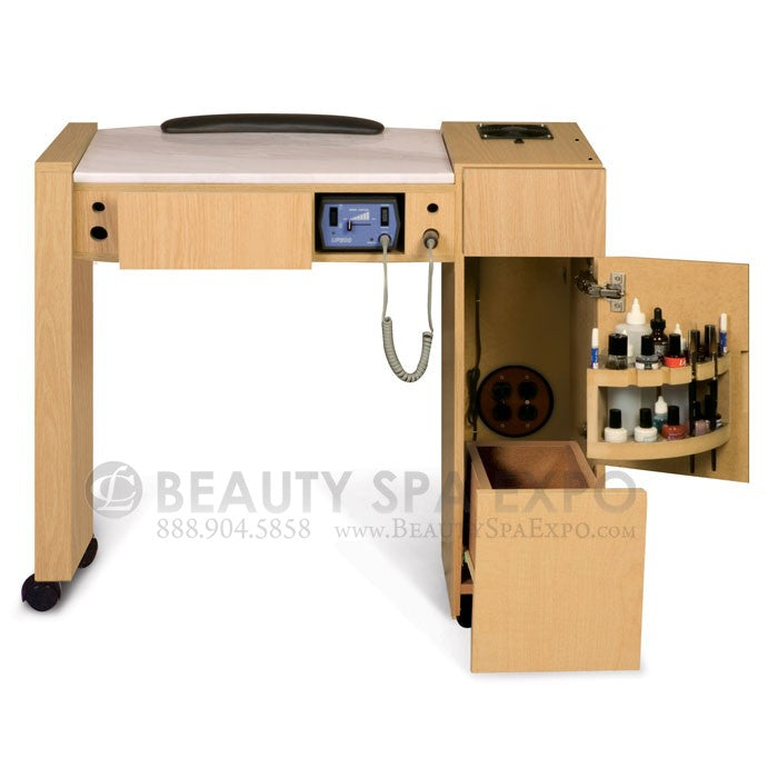 Classic Space Saver Double Nail Table