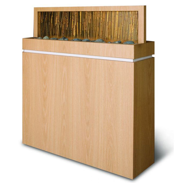 Salon Divider With Acrylic Bamboo