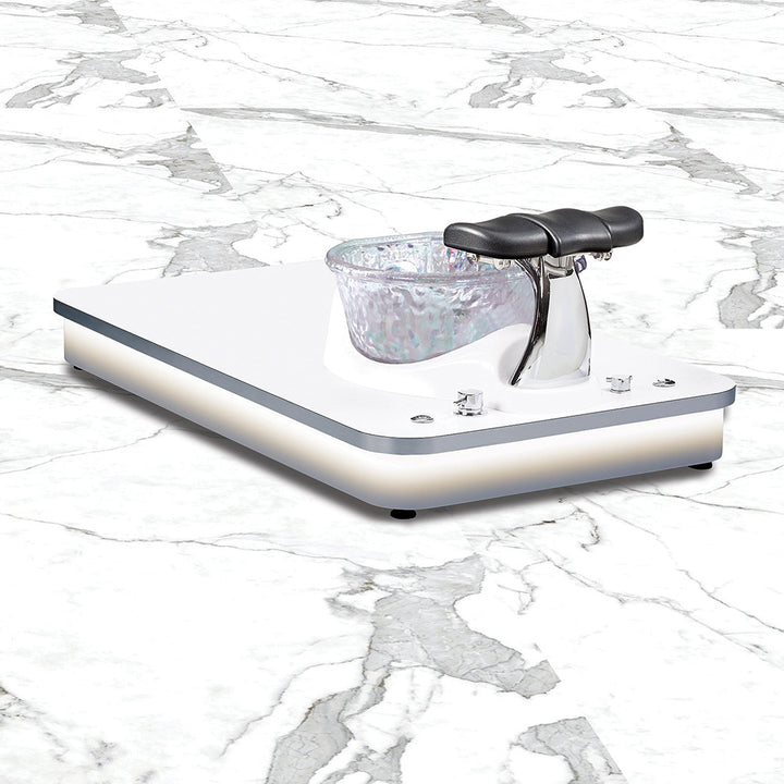 Felicity Freeform Only for Pedicure Chair with LED built.  Compatible with most full function shiatsu massage system.  Easy hook up.  White color is upgrade.    